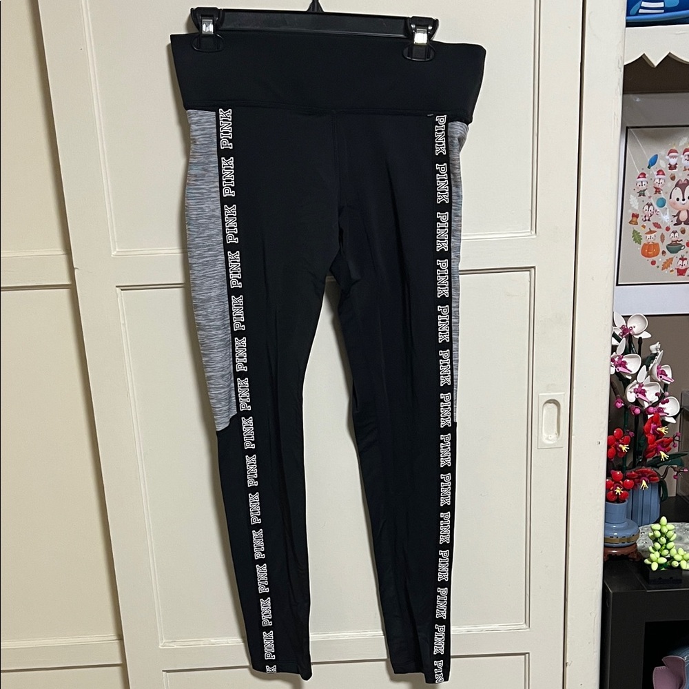 Victor’s Secret’s PINK Black and Gray Leggings